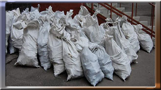 Sortierung von Bauschutt