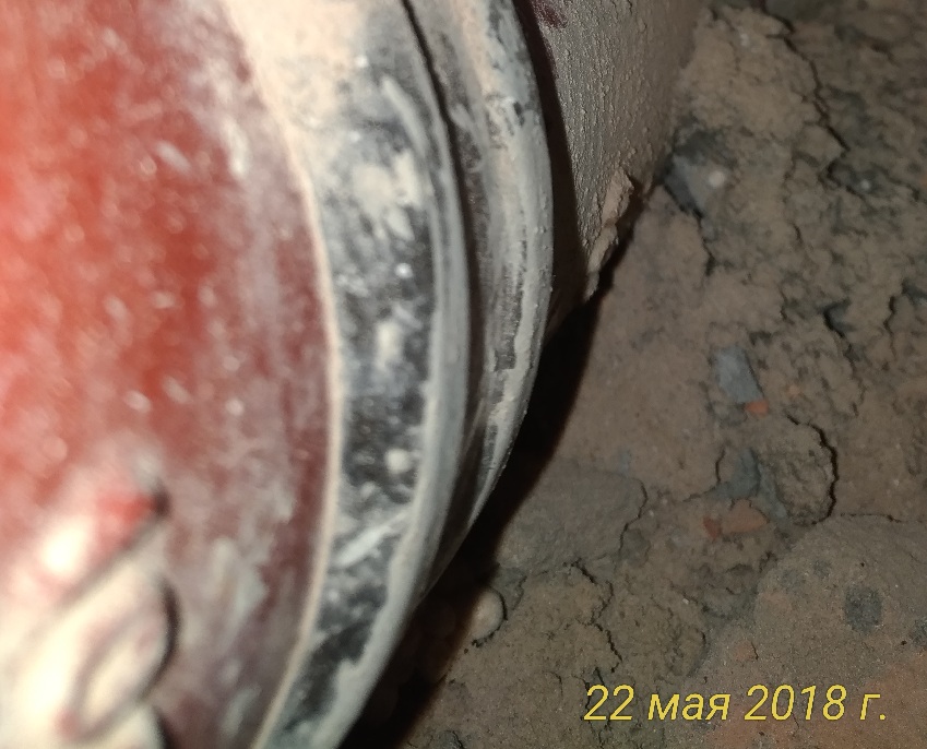 Demontage alter Abwasserrohre