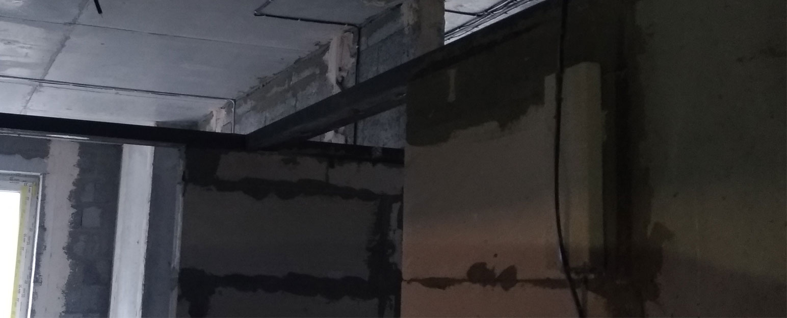 Abbau von Zwischenwänden in der Wohnung