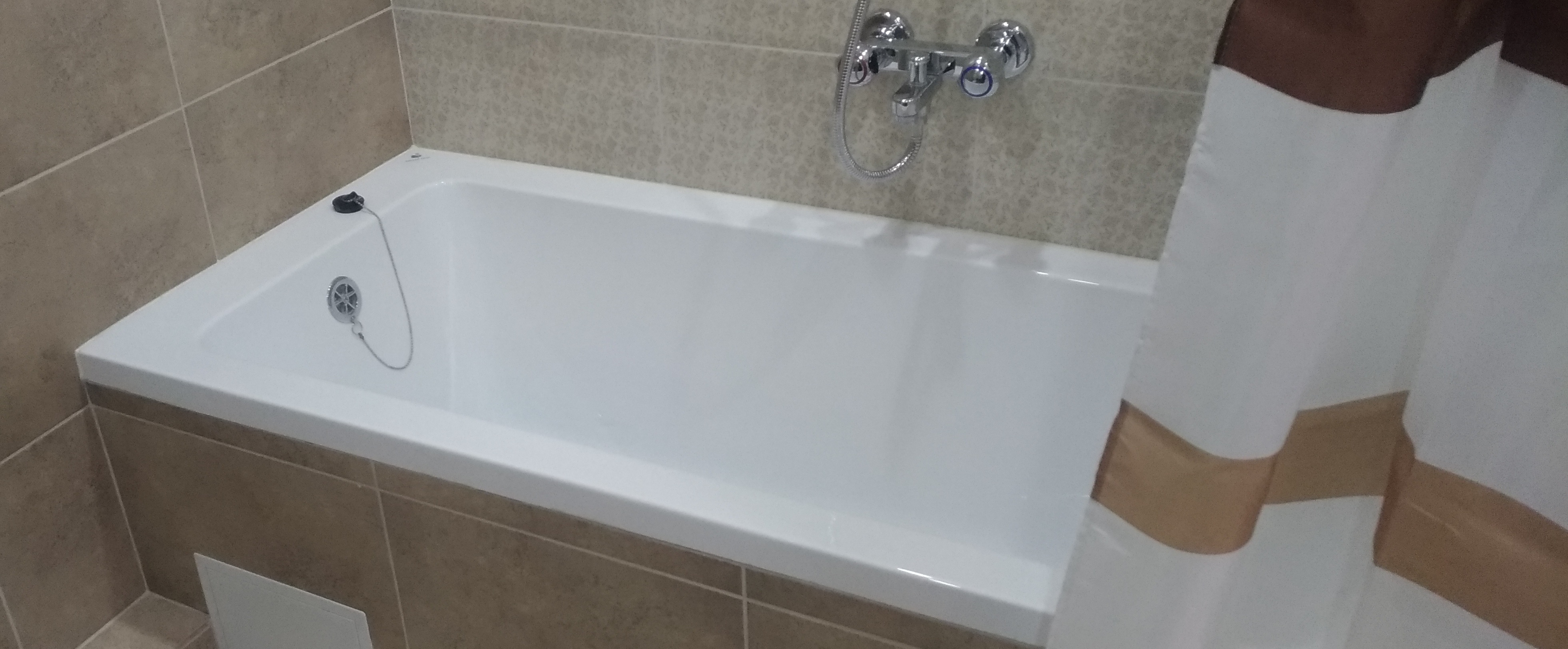 Demontage der Badewanne