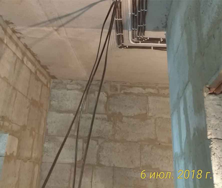 Demontage von Gipskartondecken